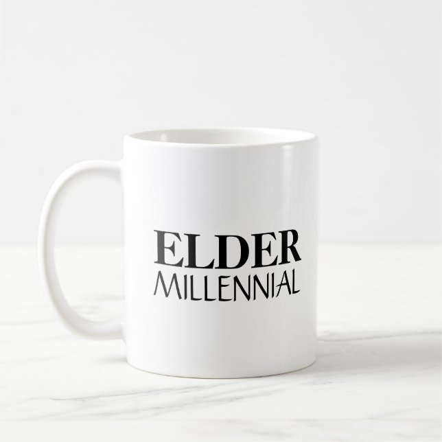 Elder Millennial Coffee Mug (Left)