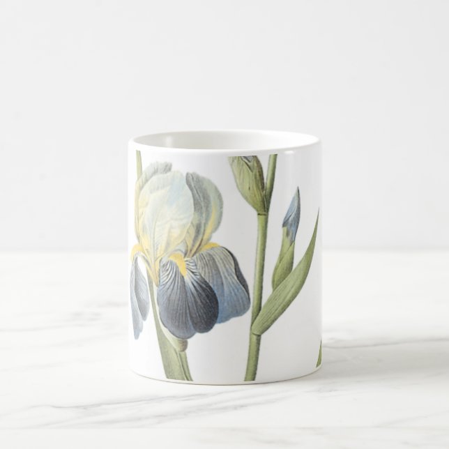 Elder-scented iris(Iris sambucina) by Redouté Coffee Mug (Center)