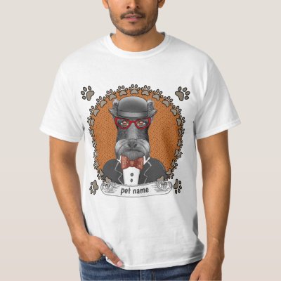 Elder Schnauzer Glasses T-Shirt