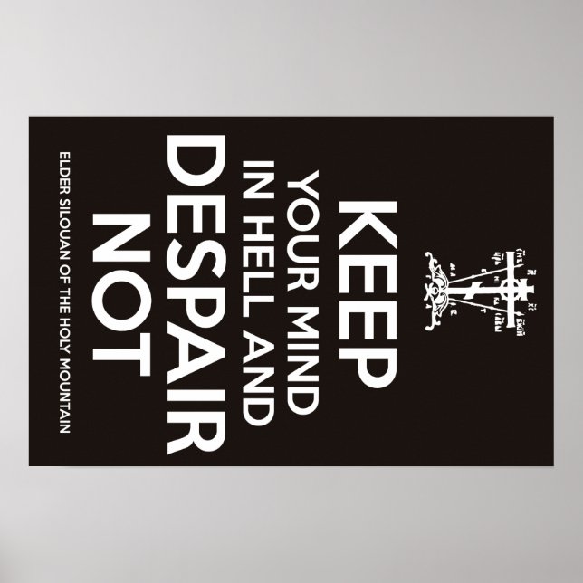 Elder Silouan Poster (Front)