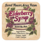 Elderberry Syrup Business Product Bottle Label
