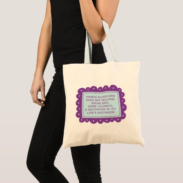 Eldercare Does not Include Tote Bag (Front (Product))