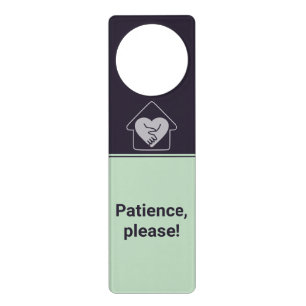 Elderly Health Care - Patience, Please! Door Hanger