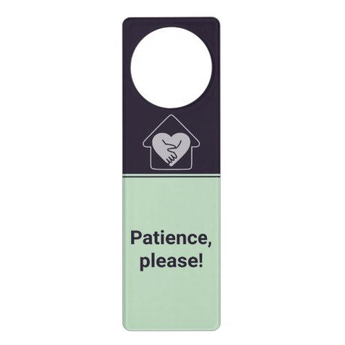 Elderly Health Care _ Patience Please Door Hanger