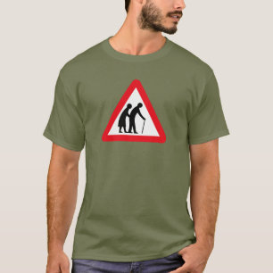 Elderly People (1), Traffic Sign, UK T-Shirt