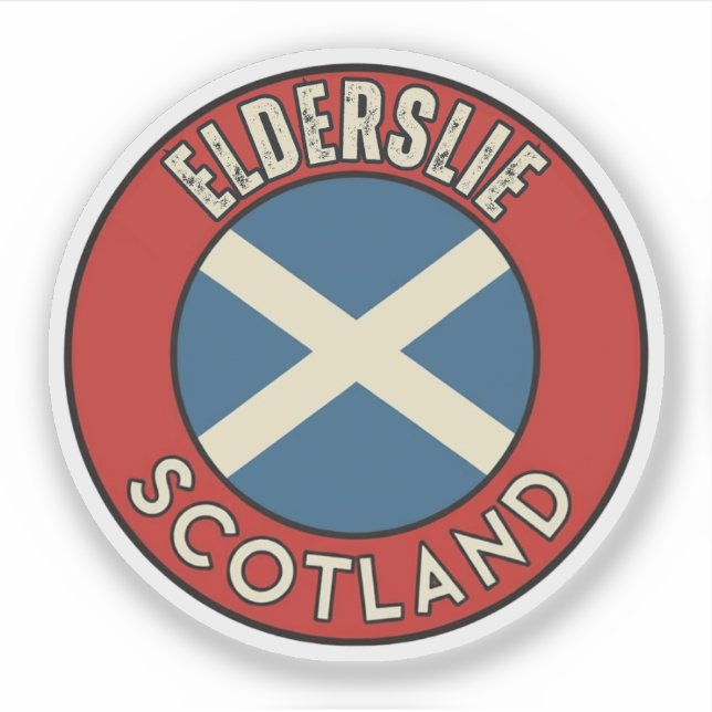 Elderslie, Scotland Sticker (Front)