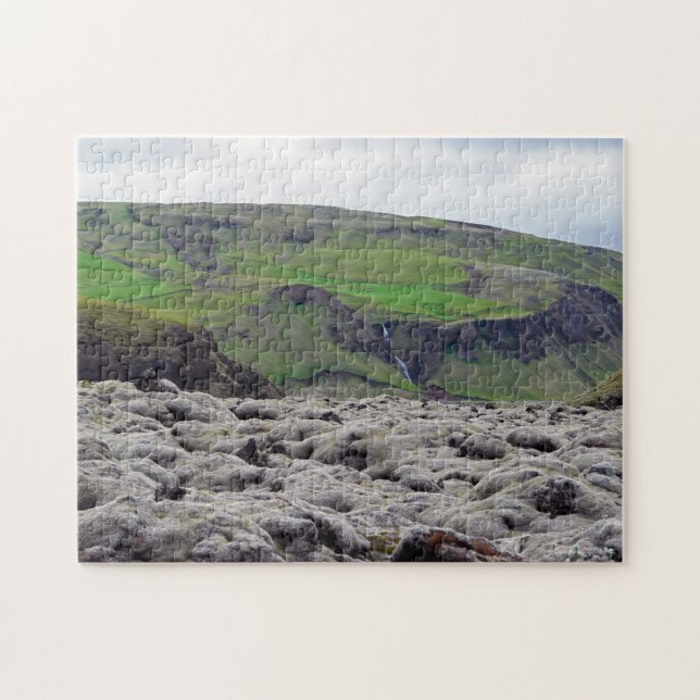 Eldhraun Lava Field - Southern Iceland Jigsaw Puzzle (Horizontal)
