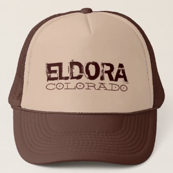 Eldora Colorado Simple Brown Hat by ArtisticAttitude at Zazzle