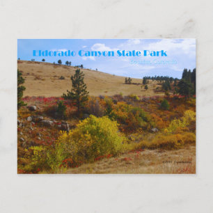 Eldorado Canyon State Park Colorado Postcard