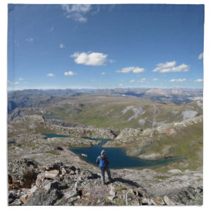 Eldorado Lake - Weminuche Wilderness - Colorado Cloth Napkin