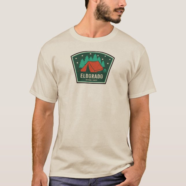 Eldorado National Forest Camping T-Shirt (Front)