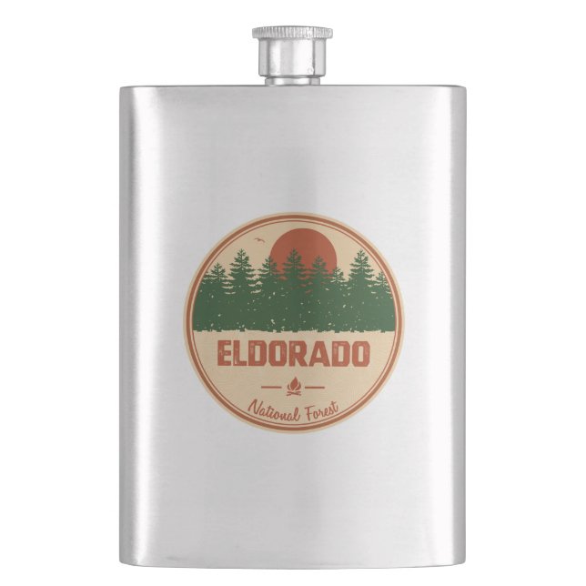 Eldorado National Forest Flask (Front)