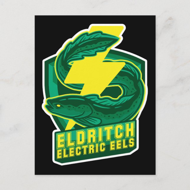 Eldritch Electric Eels Postcard (Front)