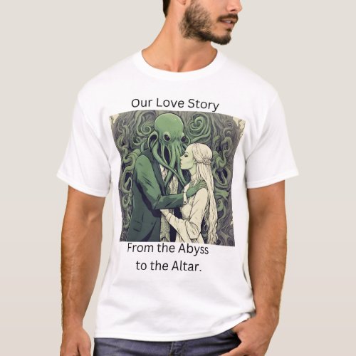 Eldritch Love Story Mens Cthulu T_Shirt