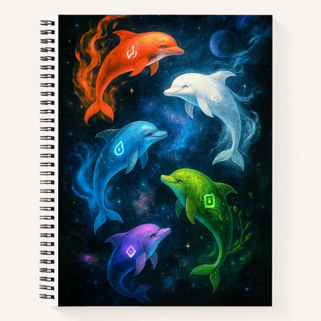 Ele-Dolphins Notebook (Front)