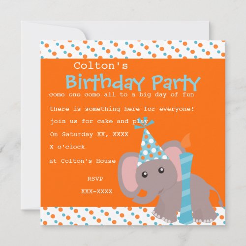 Ele-dots Custom Invites