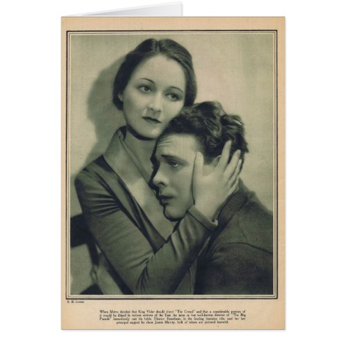 Eleanor Boardman James Murray movie publicity 1927