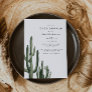 Eleanor - Bohemian Saguaro Cactus Baby Shower Invitation