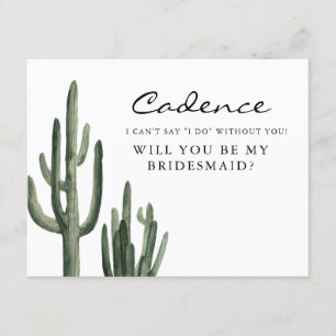 Eleanor - Bohemian Watercolor Cactus Desert Invitation