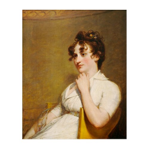 Eleanor Custis Nelly Adopted Daughter Washington Acrylic Print