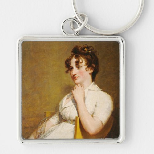 Eleanor Custis Nelly Adopted Daughter Washington Keychain