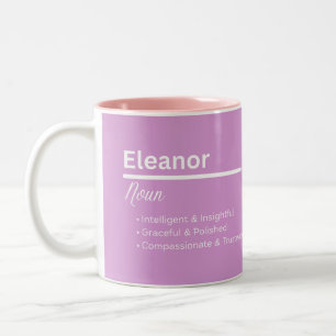 Eleanor Girl Name Definition Mug Personalized Gift
