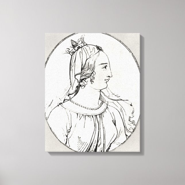 Eleanor of Aquitaine Canvas Print (Front)