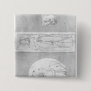 Eleanor of Aquitaine : Portrait in Profile Pinback Button
