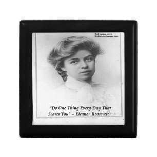 Eleanor Roosevelt "Do Something Scary" Quote Gift Box
