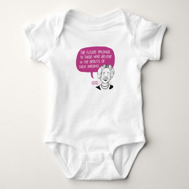 Eleanor Roosevelt infant shirt (Front)