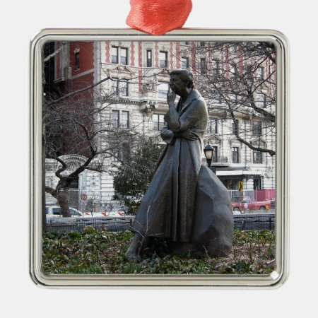 Eleanor Roosevelt Monument Metal Ornament