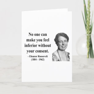 Eleanor Roosevelt Quote 1b Card