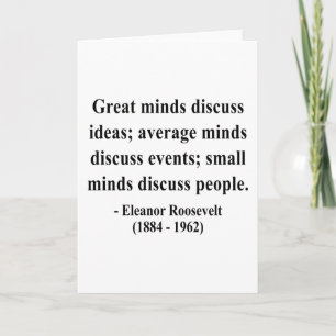 Eleanor Roosevelt Quote 5a Card