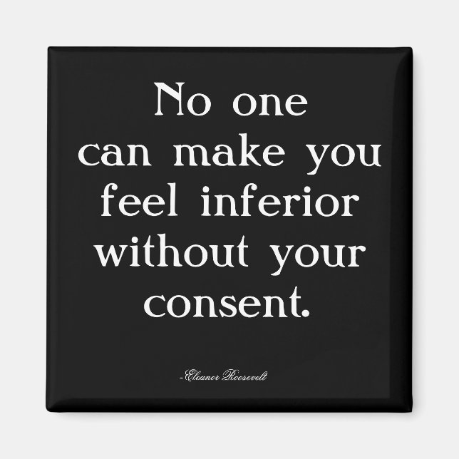 Eleanor Roosevelt Quote Magnet (Front)