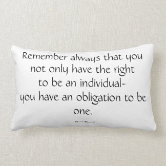 Eleanor Roosevelt Quote Pillow