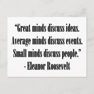Eleanor Roosevelt Quote Postcard
