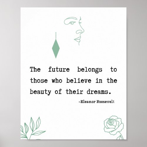 Eleanor Roosevelt Quote Poster  Instant Download