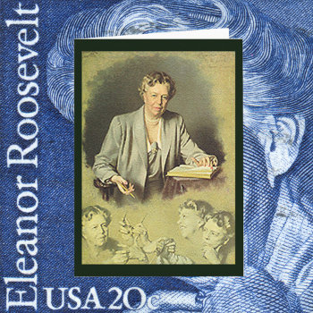 Eleanor Roosevelt White House Portrait Card by fabpeople at Zazzle
