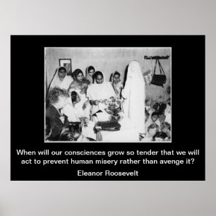 Eleanor Roosevelt wisdom Poster