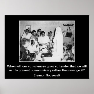 Eleanor Roosevelt wisdom Poster