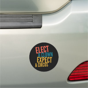 Elect a Clown Car Magnet