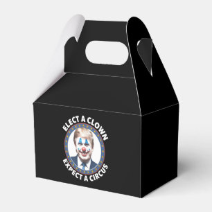 Elect A Clown Expect A Circus Funny Politics Favor Boxes