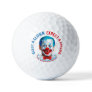 Elect a clown funny anti joe Biden clown face Golf Golf Balls
