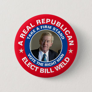 Elect Bill Weld Button