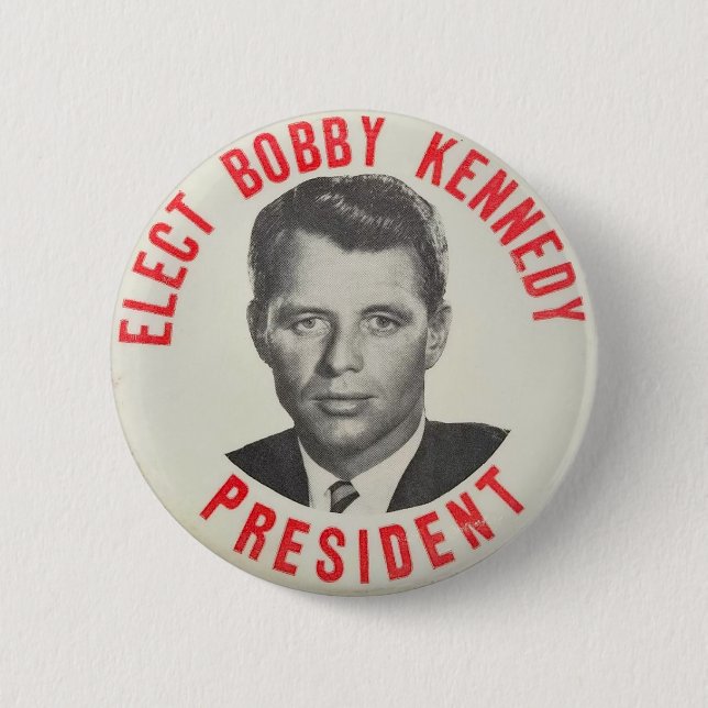Elect Bobby Kennedy President Button (Front)