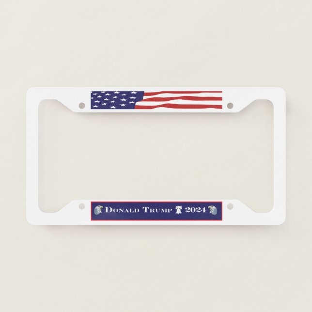Elect Donald Trump for President License Plate Frame (Front)