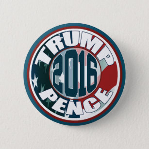 Elect Donald Trump Mike Pence 2016 Pinback Button