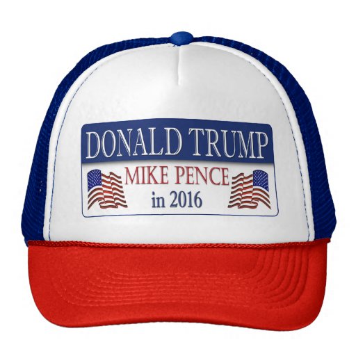 Elect Donald Trump Mike Pence in 2016 Trucker Hat | Zazzle