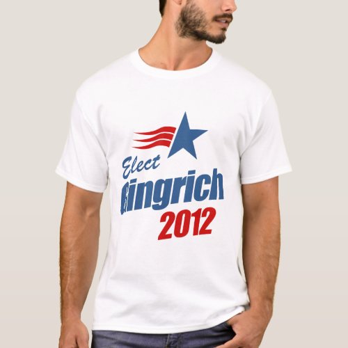 Elect Gingrich 2012 T_Shirt