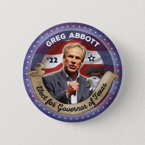 Elect Greg Abbott for Governor of Texas Button